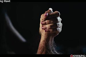 sexy latina blows and rides while smoking