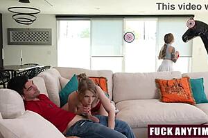 dorm roommates set up house for party with group activities