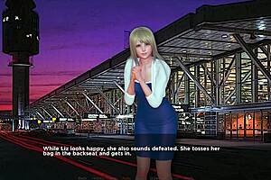 Blonde Chubby Girl Plays Overstuffed Ending in Jailbird Scenario