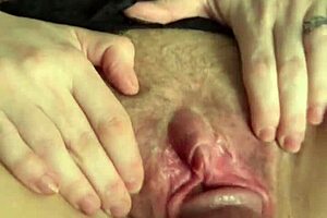 i was flashing my pussy at the window and stretching it with a fat dildo