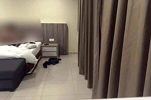 placed hidden cam to record this cheating tinder slut with me