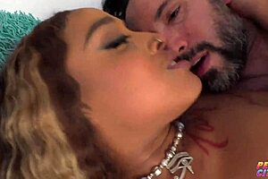 Petite ebony newcomer gets ass fucked by older man