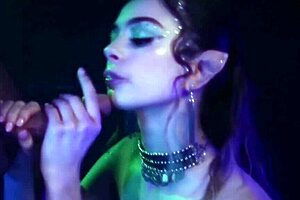 lucidflix luminati with molly little in a casual bodybuilder session