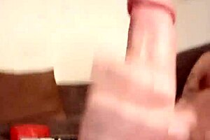 In my casual german solo session, i stroke my big cock until cumshot