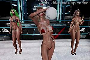 Virtual Pro Wrestling Bikini Contest