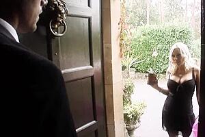 Blonde milf fucks in doggy