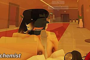 whore takes multiple creampies during rough riding