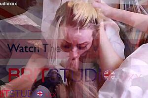 British college students intensely suck cocks and swap cum