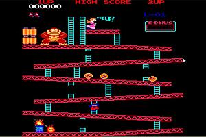 Lets play donkey kong with brunette