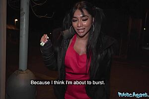 Public agent sexy asian with fantasitc tits and ass seduced by his rizz