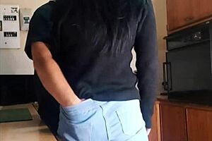 Imagine His Best Friend Fucking Me In The Kitchen As He Watches Tv Nearby