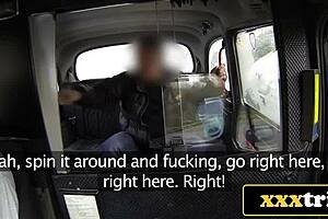 Taxi breakdown led to deepthroat blowjobs in a hardcore foursome with busty british milfs 🚕