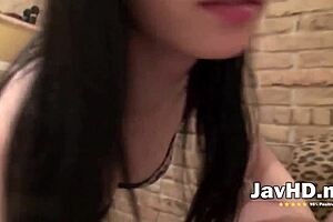 Japanese nymph gives mind-blowing blowjobs naked asian doll in warmth on xxx scene