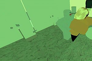 School Nerd Gives Blowjob And Gets Fucked In Her Pussy Roblox