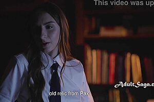 Teaching Prayers While I Ass Fuck Her Tight Teen Butt - Penelope Kay