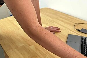 Horny girlfriend tied up and covered