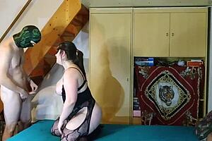 bbw gang bang bitch drain 2 guys in 20 minutes