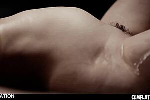 Busty Natural Girl Alice Peachy Is Filled With Hot Milk Cum In Her Hungry Fat Pussy And She Loves It - Cumflation Sex Trailer