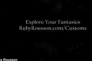 I'm forever owned by Ruby Rousson in this intense BDSM domination session