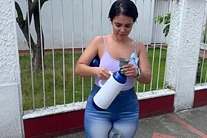 Paula Beautiful Colombian Big Ass In First Porn Casting.