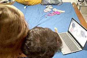 i'm the solo slut in satin panties getting fucked doggystyle with dirty french talk and ass licking