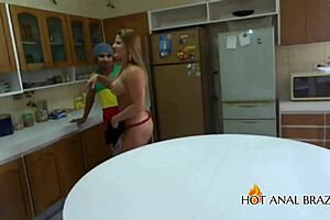 Wife indulges in intense anal passion