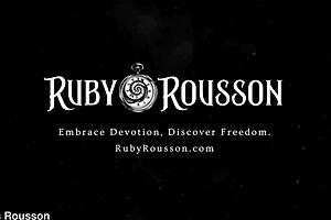 I'm forever owned by Ruby Rousson in this intense BDSM domination session