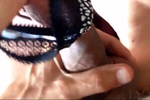 Compilation of French blond amateur in doggystyle fuck with satin lingerie.