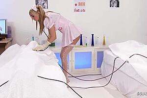 Group sex cosplay orgy with nurses and guys, deepthroat and riding 😈