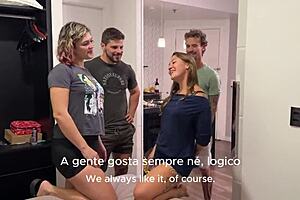 we hung out with friends and swapped partners after dinner