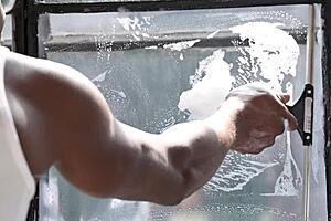 फ्री सीन - रेसी रेबेका वोलपेटी बीबीसी विंडो क्लीनर को चूसती है फिर वो हर होल फक करता है जीपी2778