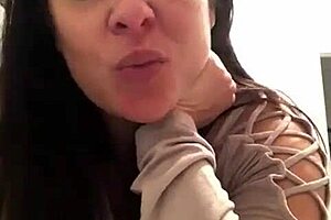 stripping at home with big tits and tattoos, getting clothes ripped off