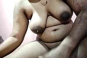 Holy Shit, This Black Desi Indian Babe's Tight Pussy Gets Fucked Hard with Natural Big Tits Bouncing!