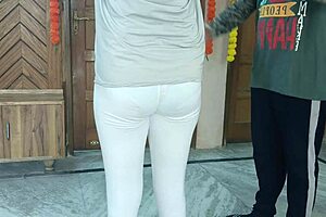 Teen tricked into getting naked for personal trainer and sucking his cock morning yoga class