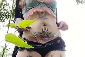 Curvy Brazilian Girl Loves Showing Off in the Woods