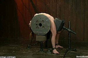 Busty Dyke In Extreme Bondage Gets Whipped