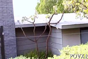 She gives an impressive blowjob in pov