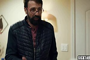 Sexy teen 18+ athena faris banged so hard by a crazy stranger with big penis