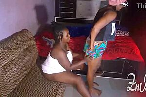 Zainab kisses blacka's big tits