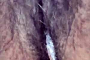 Latina's Big Hairy Pussy Licked and Fucked Outdoor