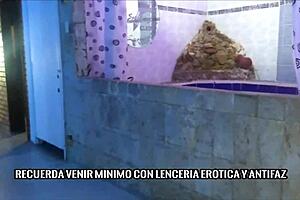 The Halloween party turns into a clandestine adventure