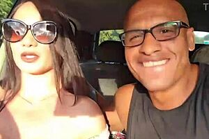 naughty latina driver cum in app