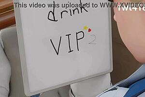 Mercy Delivers Intense First-Class Titty Fuck and Cumshot in Classroom