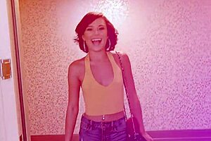 hot blue eyed amateur gets tight pussy fucked pov in homemade shower sextape