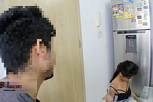 extreme creampie to latina employee