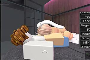 Blonde Babe Helped Me Fuck