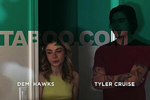 Unexpected Bonding During Horror Movie