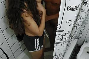 Don't cum inside the girl in the shower!