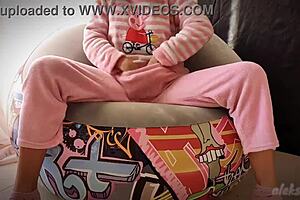 Skinny teen 18+ masturbates her pussy intensely until she squirts powerfully