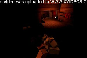 In the virtual world, the Roblox girl gets FUCKED relentlessly by a MONSTER COCK until DAYTIME arrives